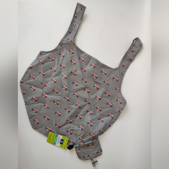 Top Paw Cat Top Paw Reusable Grey Pink Kitty Shopping Bag Poshmark